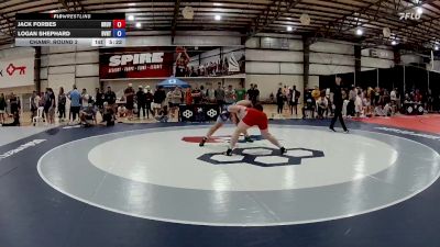 125 kg Champ. Round 2 - Jack Forbes, Brunson UVRTC vs Logan Shephard, Buffalo Valley Regional Training Center