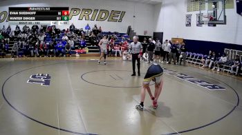 160 lbs Quarterfinal - Hunter Dinger, Butler vs Evan Suedhoff, Norwin