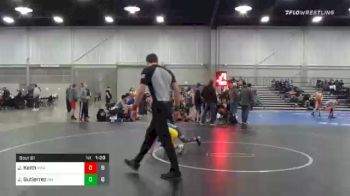 49 lbs Prelims - Jackson Keith, Roundtree vs Jodeci Gutierrez, New Mexico