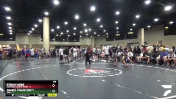 113 lbs Quarters & 3rd Wb (32 Team) - Daniel Cavalconti, PWC vs Stran Webb, Team Rich Habits White