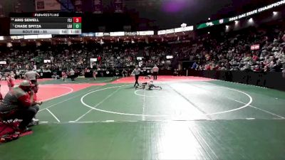 85 lbs Champ. Round 2 - Chase Spitza, LABA vs Aris Sewell, FSJ3