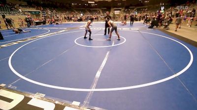 110 lbs Consolation - Austin Shears, Choctaw Ironman Youth Wrestling vs Chance Dewey, Tulsa Blue T Panthers