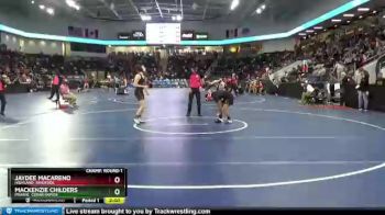 125 lbs Champ. Round 1 - Mackenzie Childers, Prairie, Cedar Rapids vs Jaydee Macareno, Highland, Riverside