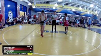 138 lbs Round 4 (8 Team) - Dario Duany, Altamonte WC vs Seth Colton, OutKast WC