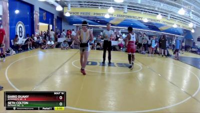 138 lbs Round 4 (8 Team) - Dario Duany, Altamonte WC vs Seth Colton, OutKast WC