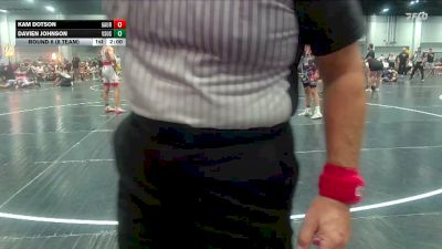168 lbs Round 6 (8 Team) - Kam Dotson, GA United Red vs Davien Johnson, VSUS Syndicate