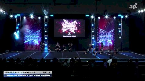Cheer Extreme - Raleigh - Shine [2026 L1 Mini - Small - B DAY 2] 2026 JAMfest Cheer Super Nationals