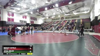 100 lbs Champ. Round 1 - Bethzy Sotelo, Sultana vs Emma Seiler, Granite Hills