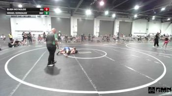 90 lbs 3rd Place - Eligh Reynolds, Inland Elite WC vs Israel Gonzalez, Unattached