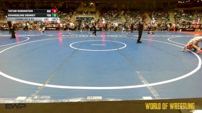 60 lbs Consi Of 8 #2 - Tatum Rubinstein, Wentzville Wrestling Federation vs Evangeline Denney, PINnacle