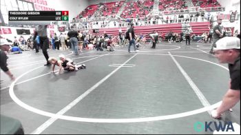 40 lbs Consi Of 8 #1 - Theodore Gibson, Team Nomad vs Colt Byler, Little Axe Takedown Club