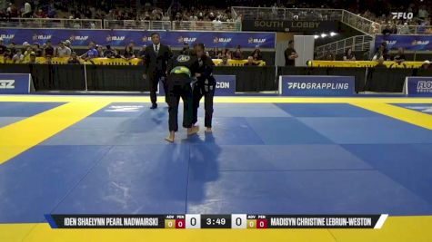 Iden Shaelynn Pearl Nadwairski vs Sofía Esther Salas 2026 Pan Kids Jiu-Jitsu IBJJF Championship