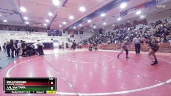 140 lbs Cons. Semi - Ava McGowan, Eleanor Roosevelt vs Aaliyah Tapia, Porterville