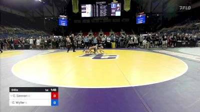 94 lbs Cons 8 #2 - Cruz Gannon, IA vs Colton Wyller, IL