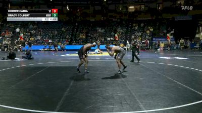 285 lbs Quarterfinal - Hunter Catka, Virginia Tech vs Brady Colbert, Army