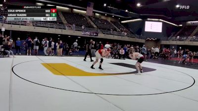 115 lbs Consi Of 8 #2 - Cole Spence, Haddonfield vs Aidan Tanzini, Hallstead