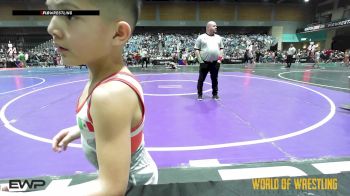 52 lbs Round Of 16 - Cameron Meredith, Red Star Wrestling Academy vs Cristiano Gutierrez, Region Wrestling Academy