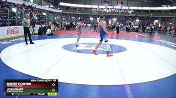 101 lbs Cons. Round 3 - Robert McGlynn, Tottenville-PSAL vs Josh Knapp, Horseheads Sr HS