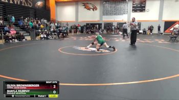 120 lbs Cons. Round 3 - Olivia Brownsberger, Xavier, Cedar Rapids vs Shayla Murphy, Dubuque Hempstead