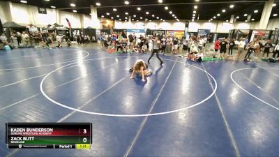 144 lbs Champ. Round 1 - Zack Butt, Ridgeline vs Kaden Bunderson, Sublime Wrestling Academy