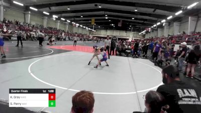 64 lbs Quarterfinal - Keshlynn Gray, Sheepcamp Wrestling vs Scarlet Parry, WAR Wrestling Club