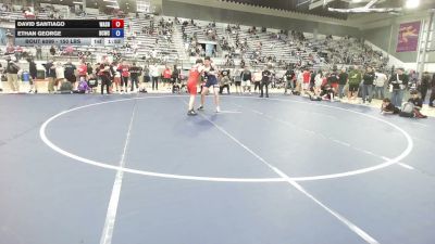 150 lbs Cons. Sub-quarters - David Santiago, Washington vs Ethan George, Big Cat Wrestling Club