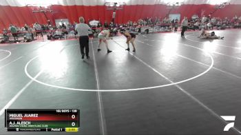 138 lbs Quarterfinal - Miguel Juarez, Wisconsin vs A.j. Alesch, Holmen Viking Wrestling Club