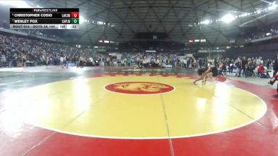 Boys 3A 144 lbs Cons. Round 6 - Christopher Cosio, Lakes vs Wesley Fox, Capital