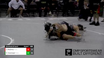 106 lbs Semifinals (8 Team) - John McGinty, Team Thunder vs Rocco Cassioppi, POWA