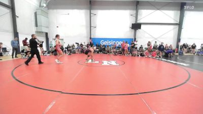 66 lbs Semifinal - Ailee Briggs, Charlies Angels- W vs Addison Grubb, Maryland Mana - W