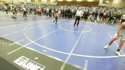 100 lbs Quarterfinal - Kota Calhoun, Truckee WC vs Mackinley Jones, Small Town Grims