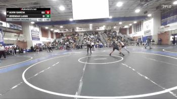 150 lbs Champ. Round 1 - Alvin Garcia, Rubidoux vs Jeremiah Laing, San Dimas