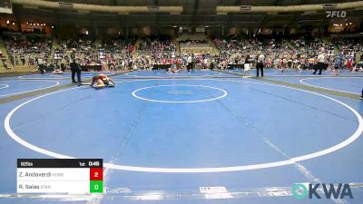 92 lbs Consolation - Zain Andaverdi, Hurricane Wrestling Academy vs Robert Salas, Standfast