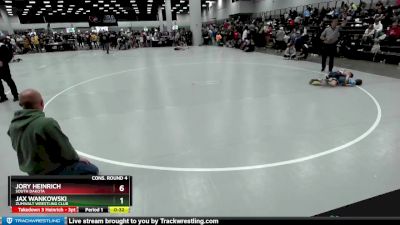 56 lbs Cons. Round 4 - Jory Heinrich, South Dakota vs Jax Wankowski, Zumwalt Wrestling Club