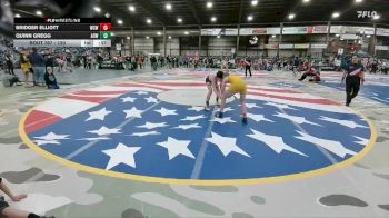 130 lbs Cons. Round 2 - Quinn Gregg, American Outlaws Wrestling vs Bridger Elliott, Windy City Wrestlers