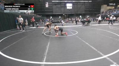 125 lbs Champ. Round 2 - Braydon Pacheco, Friends University vs Kaden Spragis, Central Oklahoma