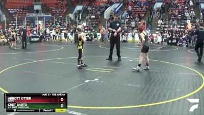 69 lbs Quarterfinal - Abbott Otter, NBWC vs Chet Barto, U.P. Elite Wrestling