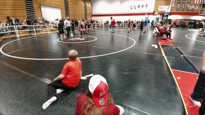 86-95 lbs Cons. Round 2 - Ayden Fox, Dean Morgan vs Irelynn Simmons, Riverton Middle School