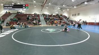 138 lbs Semifinal - Case Baker, Buffalo vs Tanner Delay, Thermopolis