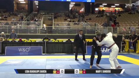 Mary E Sanders vs Leda Guadalupe Garcia 2025 Pan Jiu Jitsu IBJJF Championship