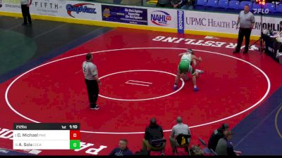 212 lbs Round Of 16 - Dylan Michael, Pine-Richland vs Aidan Sola, Cocalico