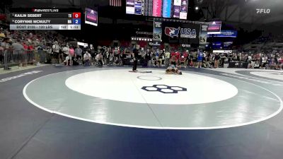 130 lbs Quarters - Kailin Sebert, TX vs Corynne McNulty, MA