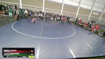 96 lbs Round 1 (4 Team) - Olivia Hernandez, Mat Demons vs Brielle Childs, Utah Red