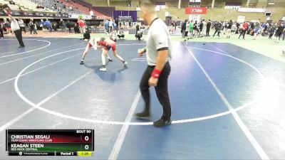 113 lbs Champ. Round 1 - Keagan Steen, Red Rock Central vs Christian Segali, Team Idaho Wrestling Club