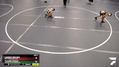 119 lbs Quarterfinal - Landen Brooks, Park Wrestling Club vs Tucker Houle, Chisago Lakes Wrestling