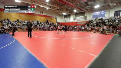 215 lbs Quarterfinal - Kyle Lindblad, Timberlane vs Ryan Greenwaldt, Kingswood