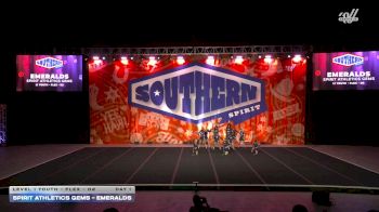 Spirit Athletics Gems - Emeralds [2026 L1 Youth - Flex - D2 Day 1] 2026 Southern Nationals by Cheer Power