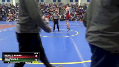 165 lbs Cons. Round 3 - Dakota Beals, Eastside vs Mathyus Wenger, Patrick Henry