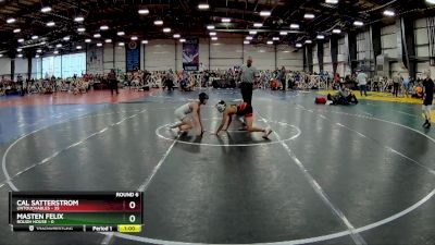 76 lbs Rd# 9- 2:15pm Saturday Final Pool - Masten Felix, Rough House vs Cal Satterstrom, Untouchables