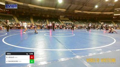 89 lbs Round Of 16 - Beau Abbott, Roundtree Wrestling Academy vs JACOB SAUNDERS, FIGHT CLUB